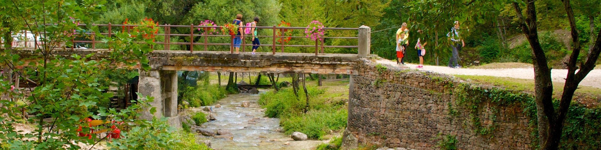 Italy showing a river or creek and a bridge