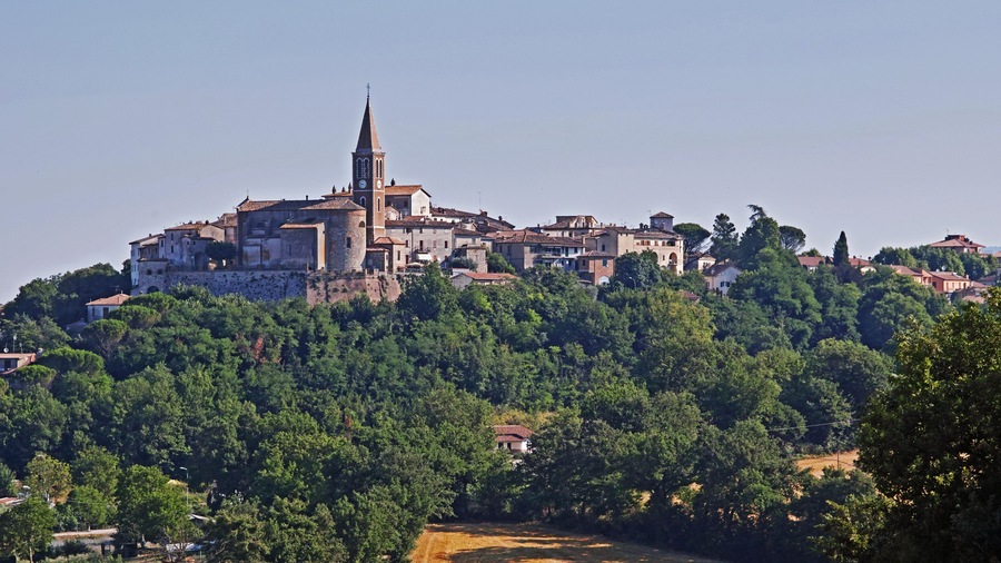 Montecastrilli, view of the village
