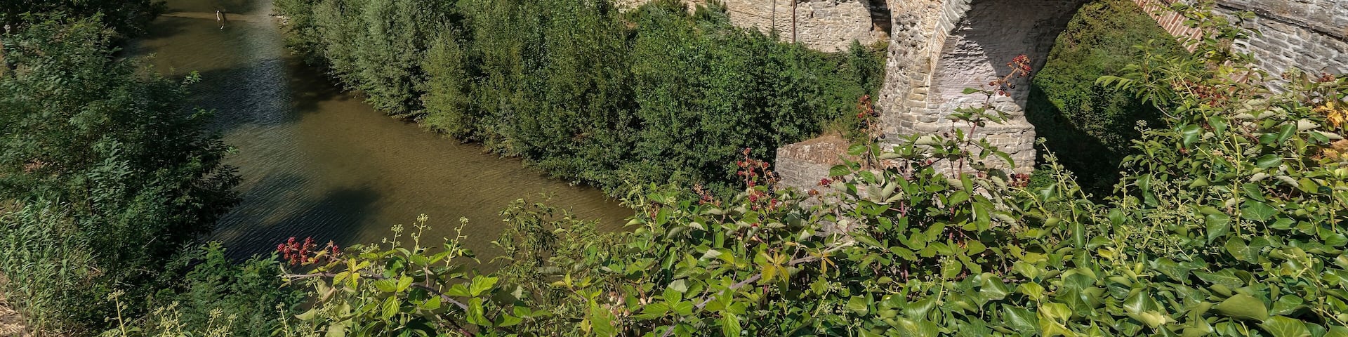 View of Mercatello's village in the Italian region of Marche.