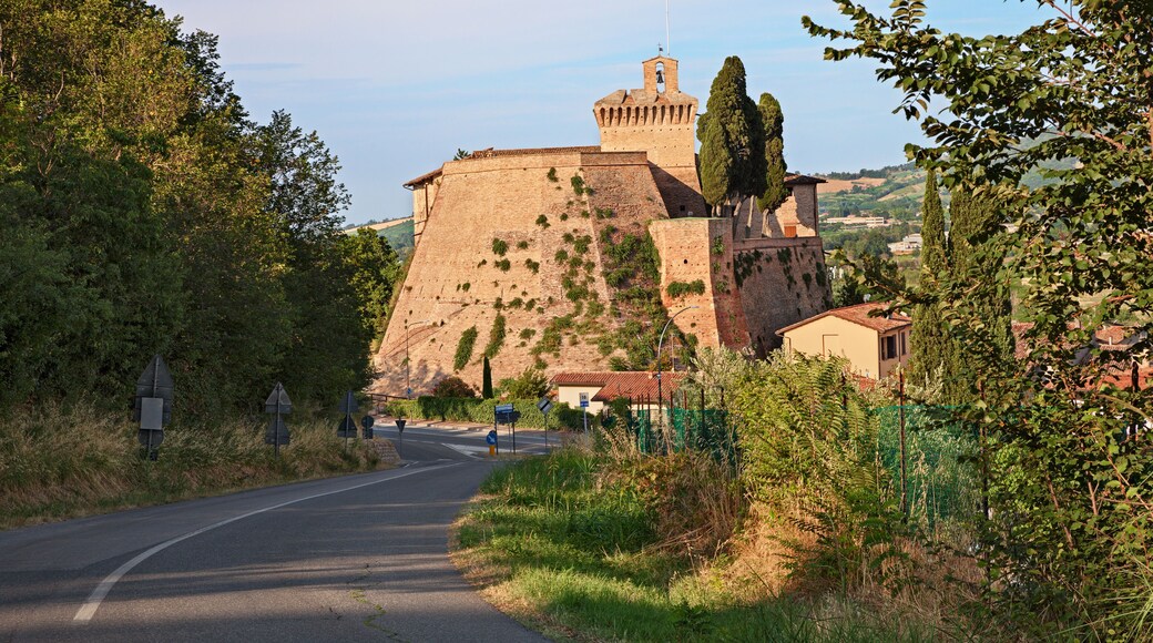 Meldola, Forli Cesena, Emilia Romagna, Italy: the medieval castle in the picturesque ancient town
