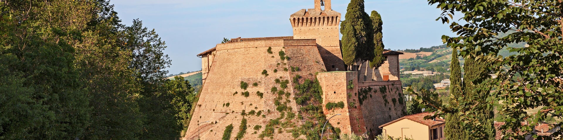 Meldola, Forli Cesena, Emilia Romagna, Italy: the medieval castle in the picturesque ancient town