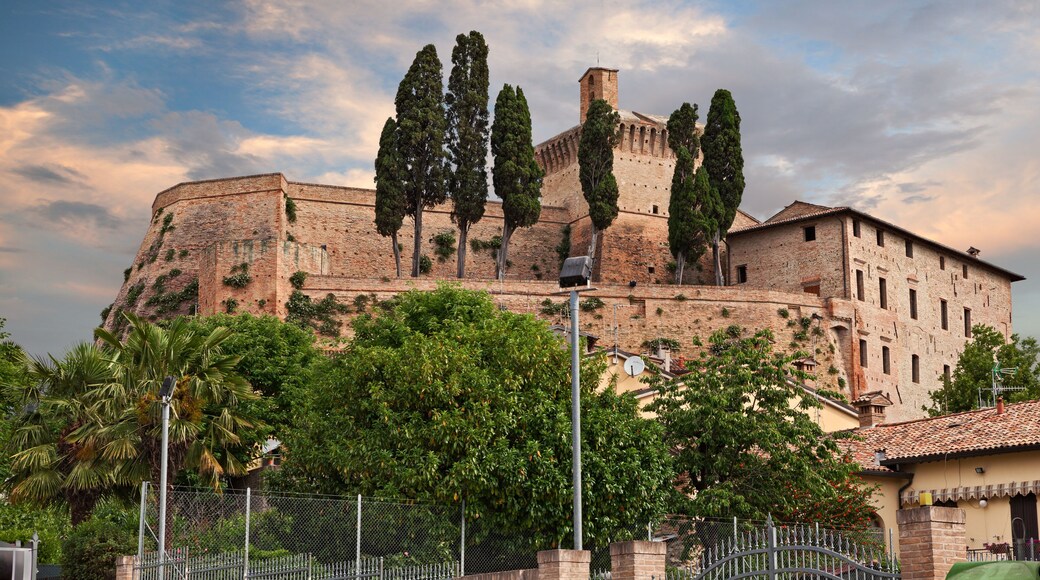 Meldola, Forli-Cesena, Emilia Romagna, Italy: the ancient fortress in the old town
