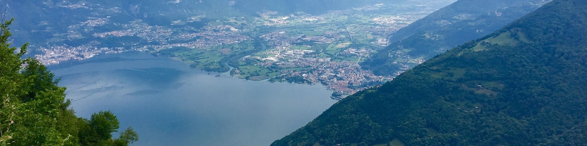 The outlet of "Oglio" river in the Iseo Lake from the top of "Colle dei trentapassi"
#landscape #lake #mountain #nature #trekking