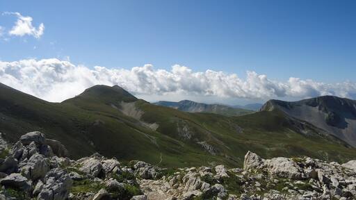 Vista sulle vallate sottostanti