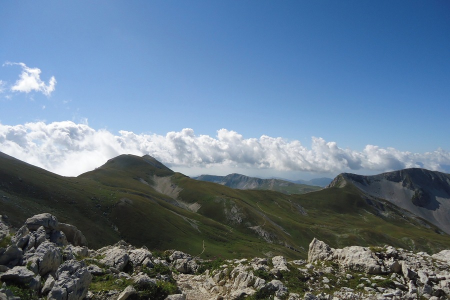 Vista sulle vallate sottostanti
