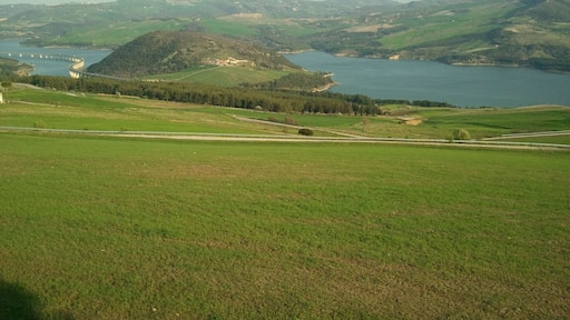 Guardialfiera Lake, Molise region, looking eastward