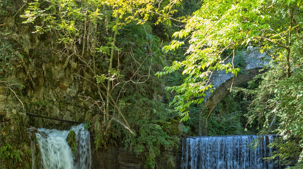Waterfall Cascata di Tobi at Grandola ed Uniti near Menaggio, Como, Italy