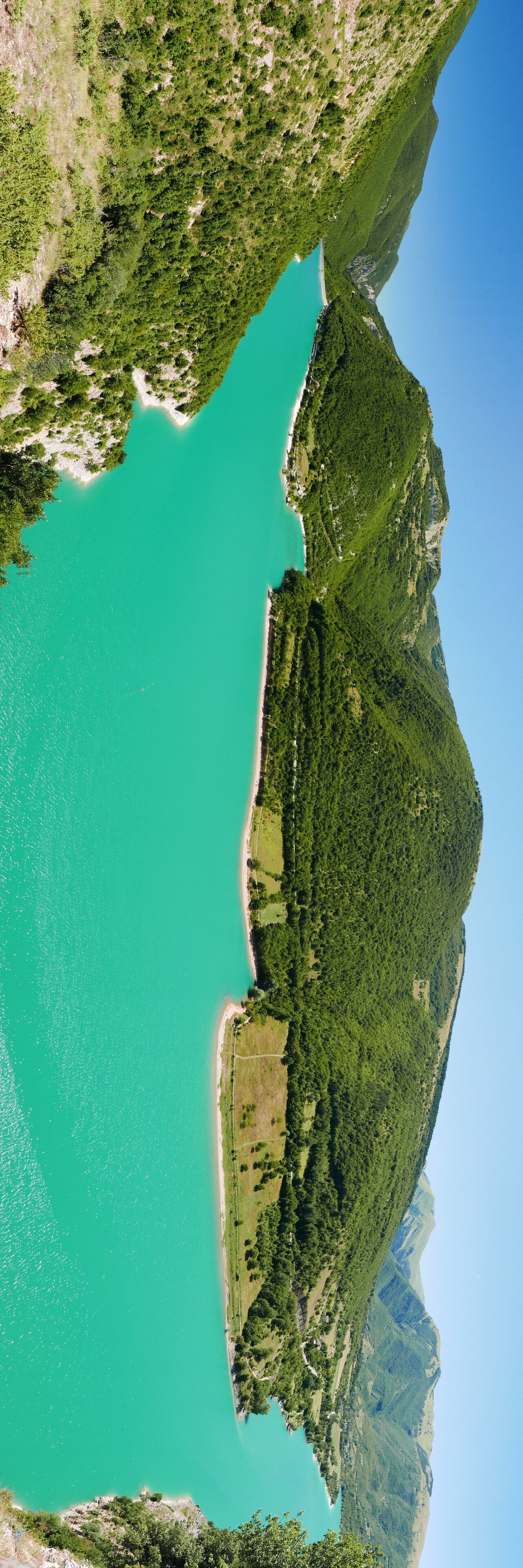 Panoramica lago di Fiastra