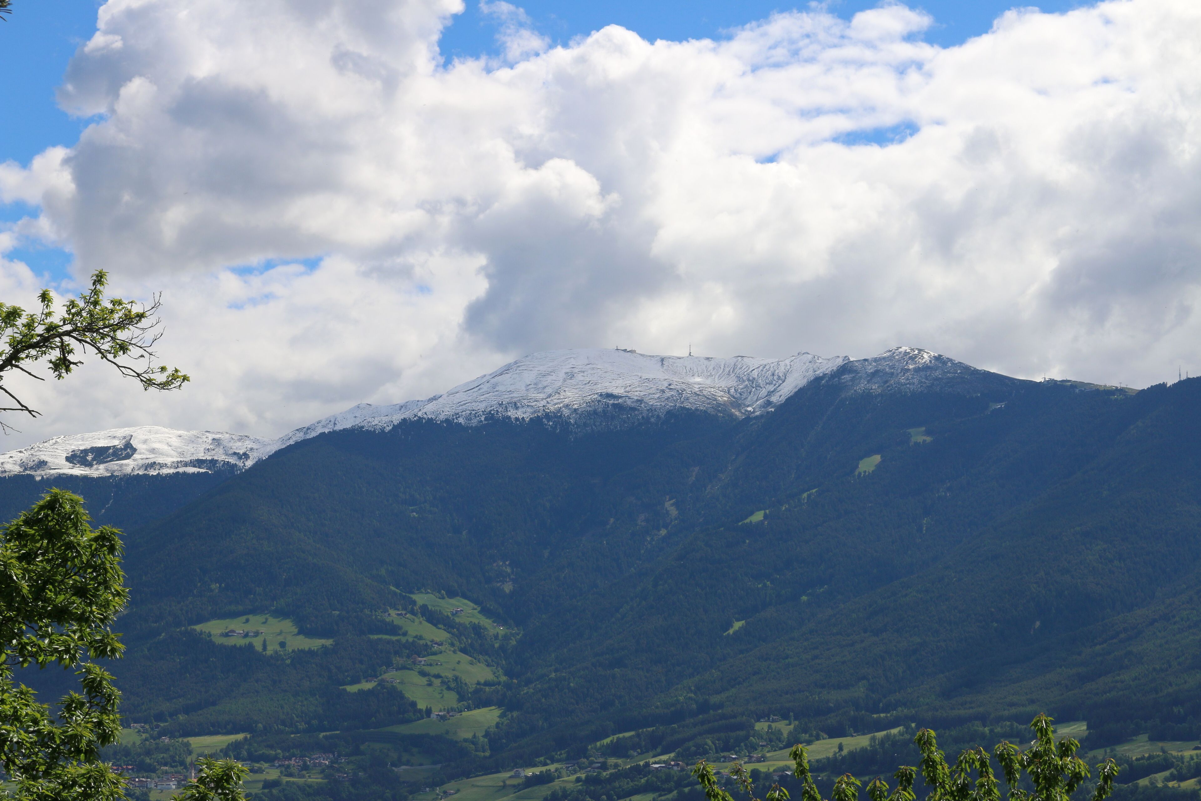 Feldthurns, Südtirol: Blick zur Plose