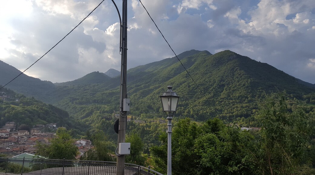 View from Chiesa di San Vittore, Esino Lario, Italy