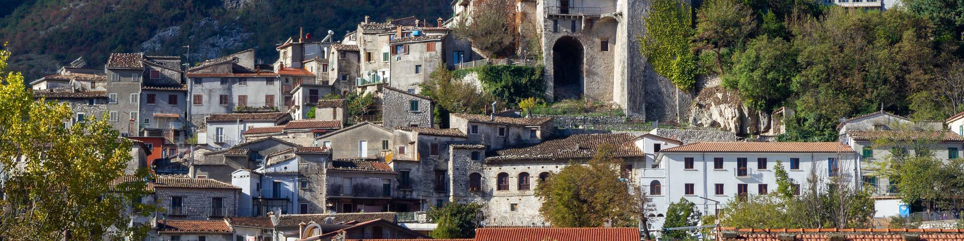 cusano mutri italian village on matese park