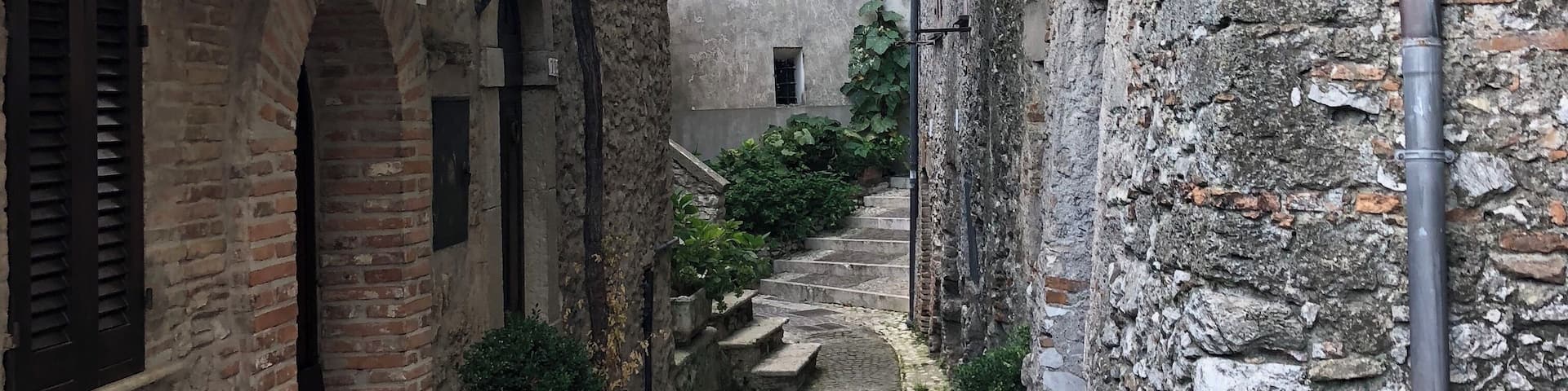 The beautiful Castel di Tora