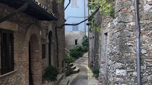 The beautiful Castel di Tora