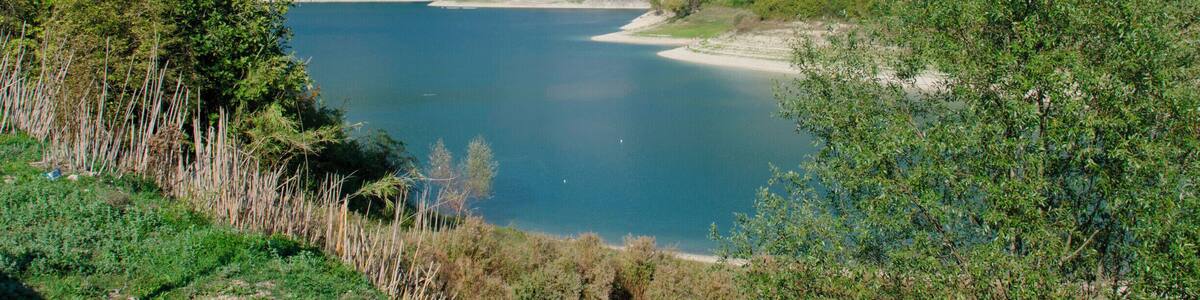 Castel di Tora on Lake of Turano (Rieti - Italy)