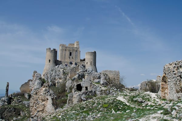 Rocca Calascio, L'Aquila, Abruzzo. Italia