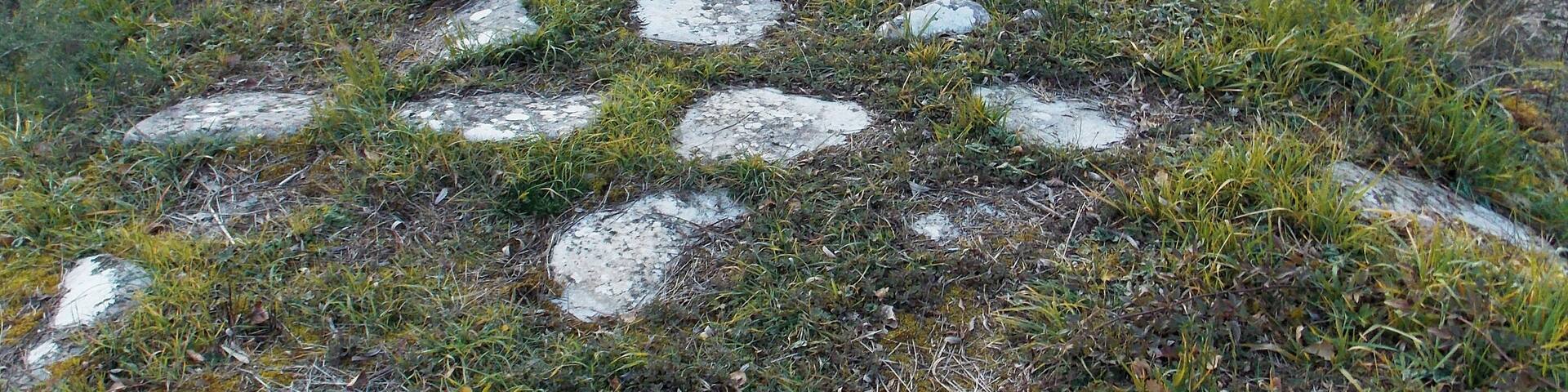 Ponte delle Chianche, Buonalbergo, Southern Italy, along the via Traiana (2nd century AD). The pavement.