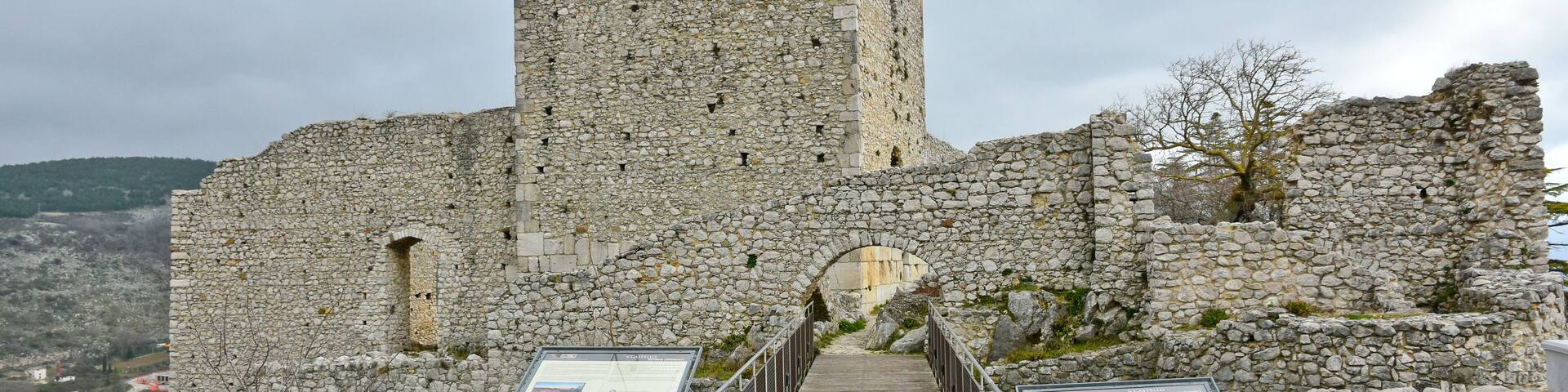 The village of Buccino in the province of Salerno, Italy