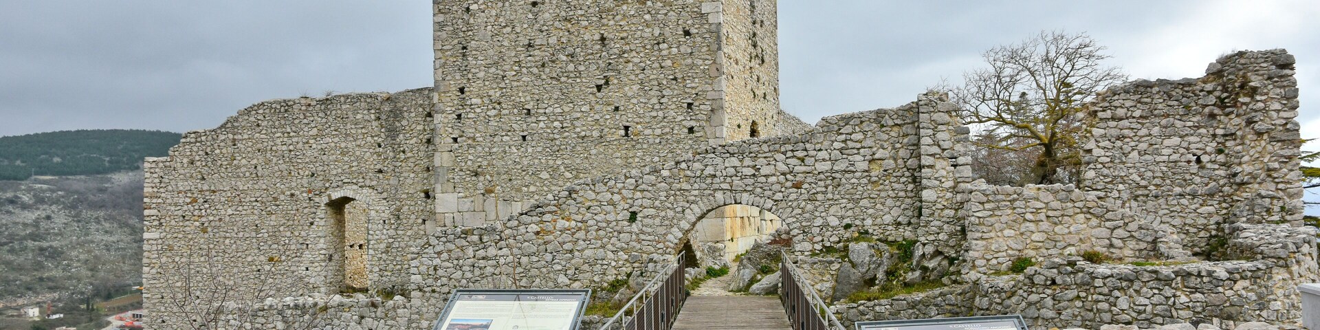 The village of Buccino in the province of Salerno, Italy