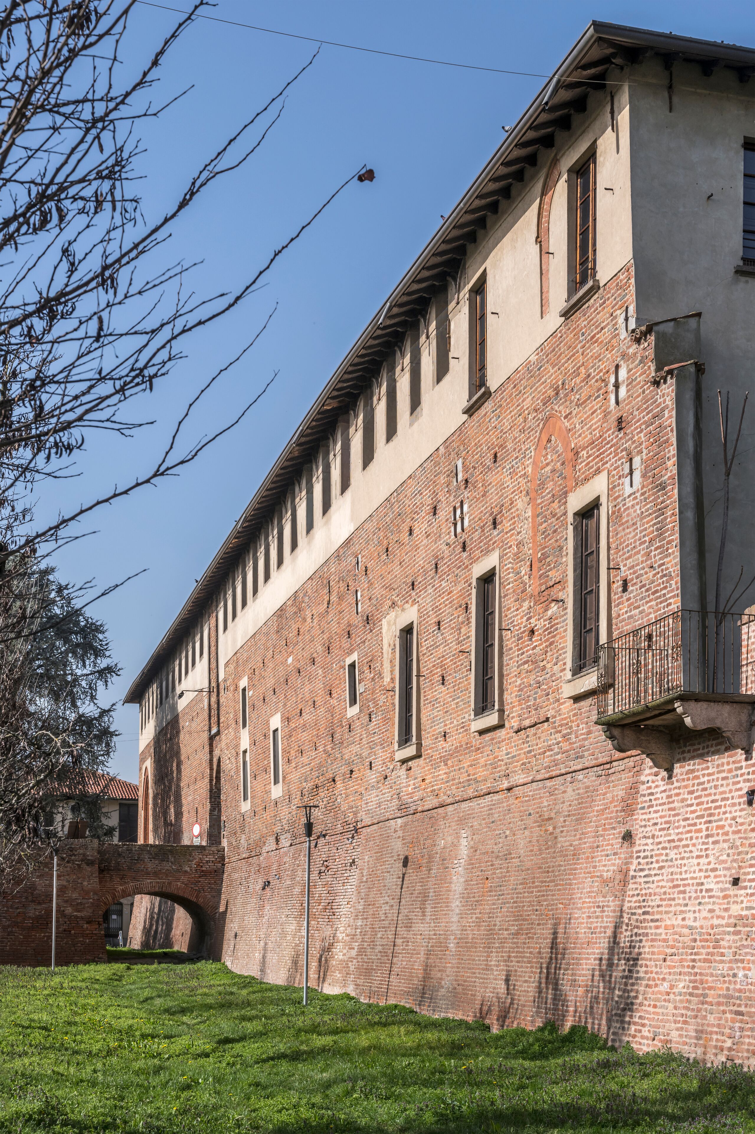 western side of Visconteo castle, Bereguardo