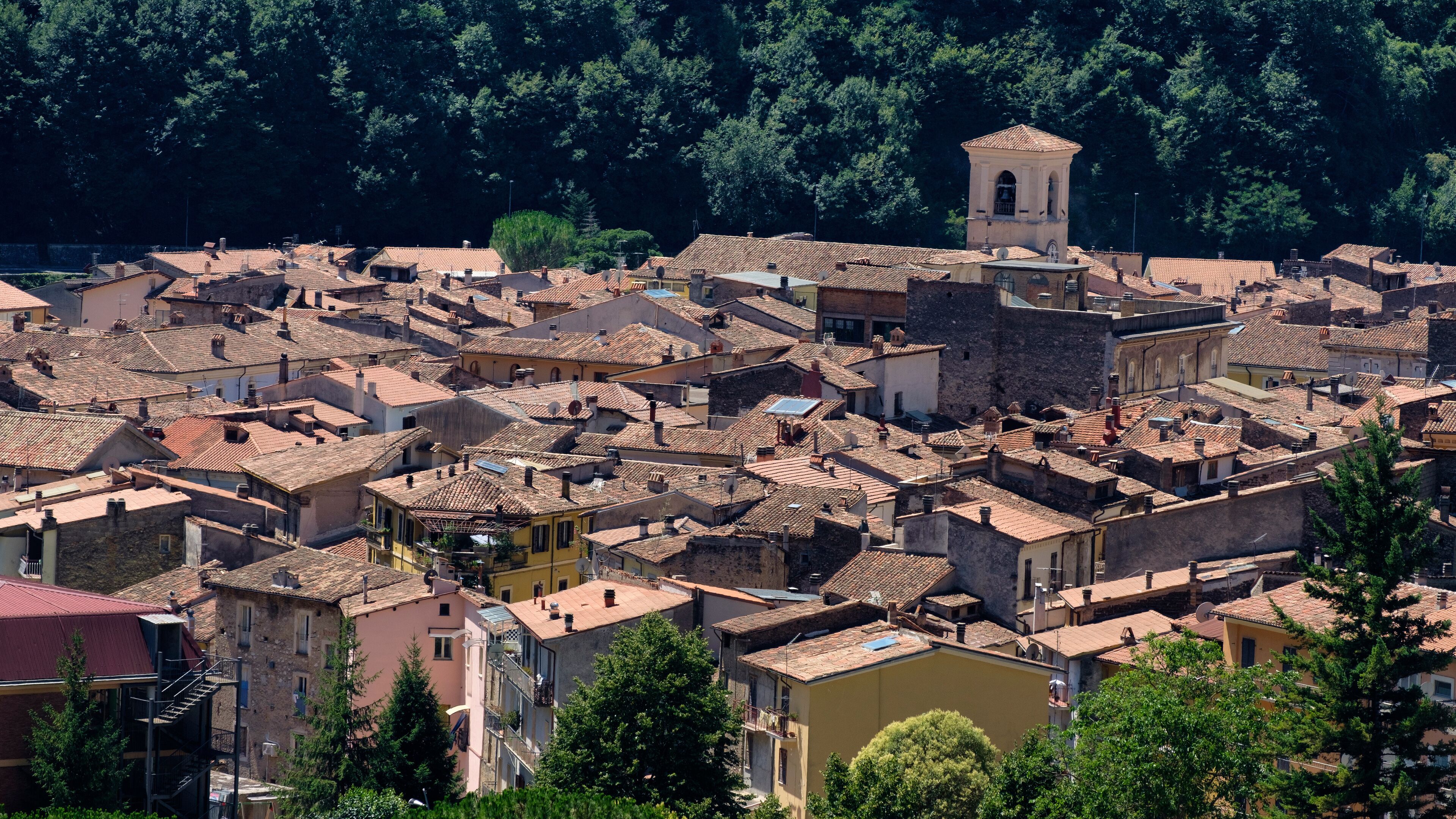 Antrodoco (Rieti, Lazio, Italy), panoramic view