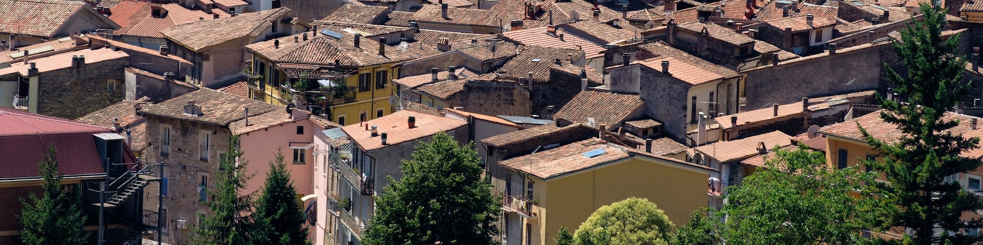 Antrodoco (Rieti, Lazio, Italy), panoramic view