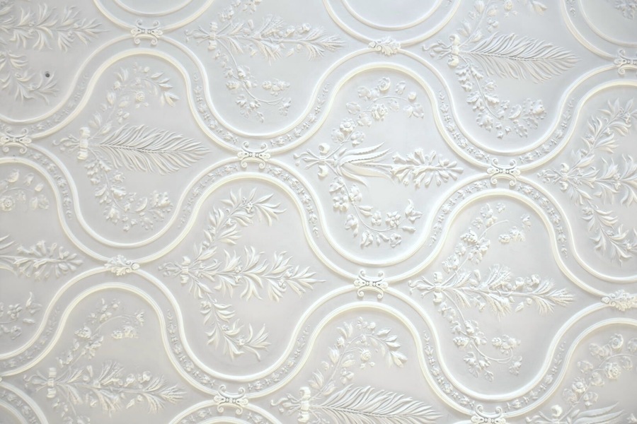 Ceiling in one of the main rooms of the romantic Andrássy caste in Tiszadob
#patterns
