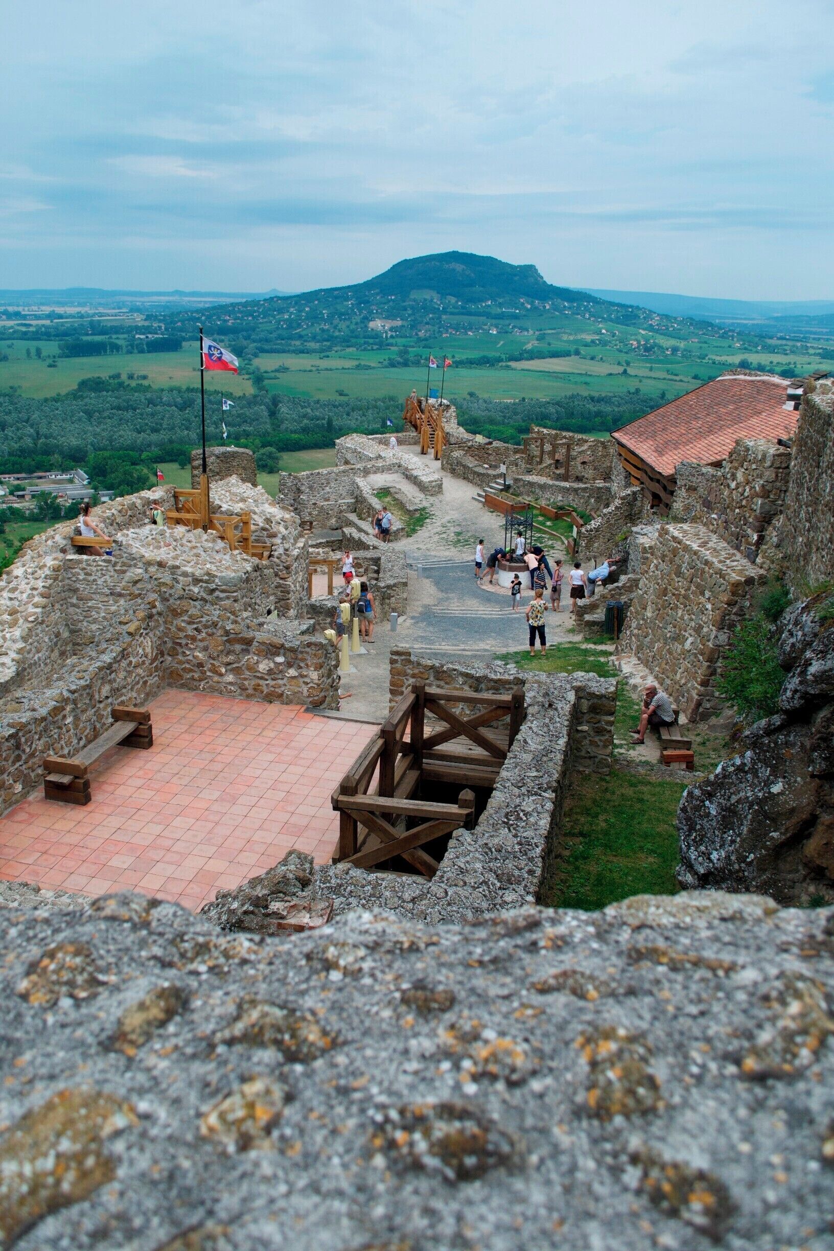 nice castle with a fantastic view 