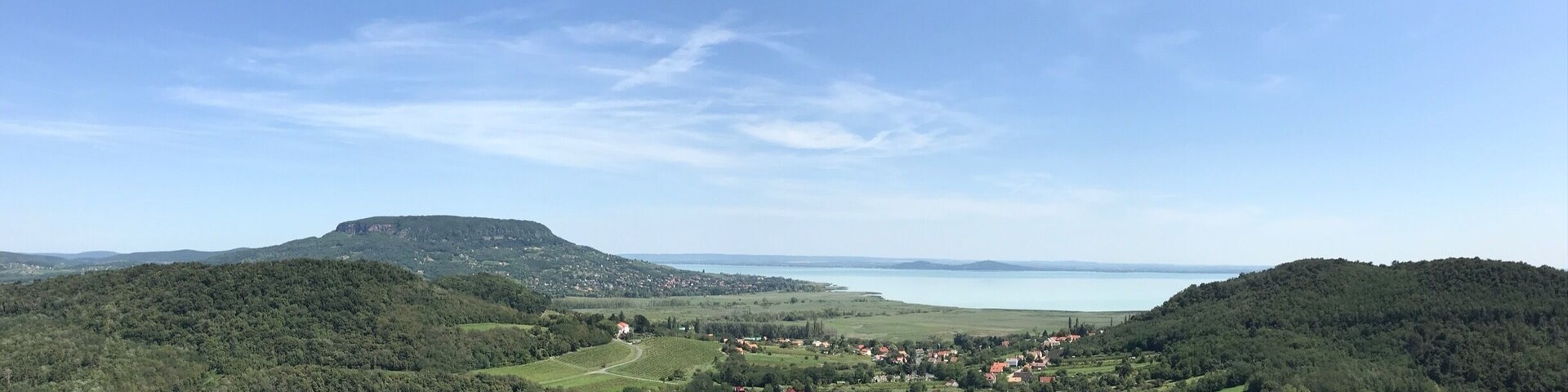Beautiful view of the Castle of Szigliget