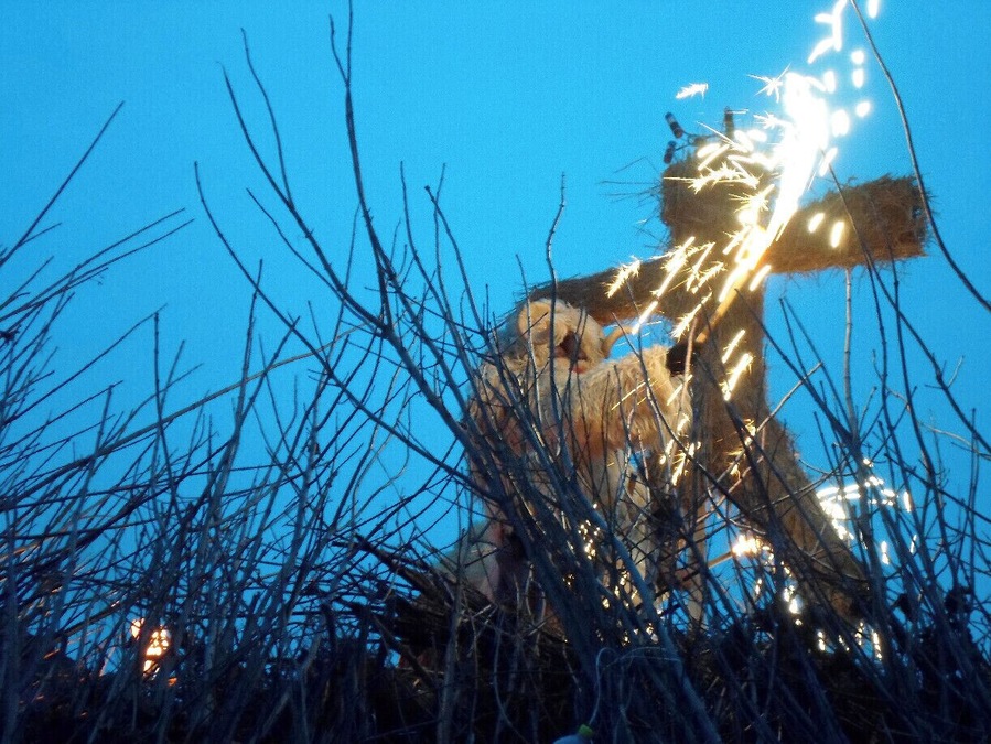 BusĂł lighting the bonfire at the end of BusĂłjĂĄrĂĄs
#TroveOn
Read more here!
www.endoftherainbow.net/blog/2014/3/7/the-demons-parade-mohacs-busojaras