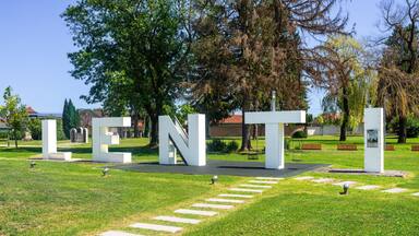 Lenti, Hungary - July 15, 2023: Lenti, is a town in Hungary, in Zala County, next to the slovenian, croatian and austrian border.