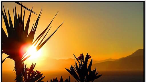 Sunset from Mystical View restaurant