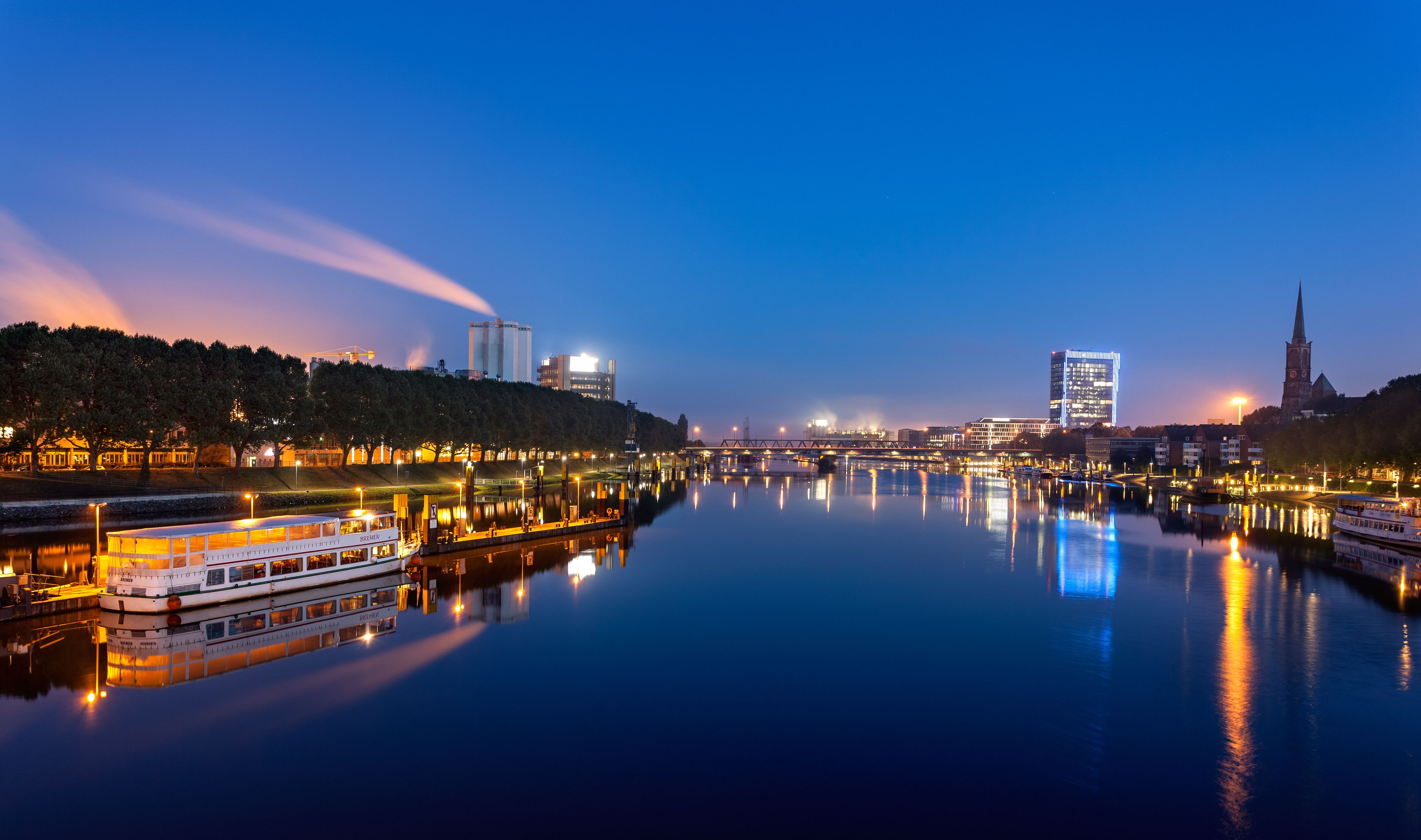 River Weser Bremen Germany
