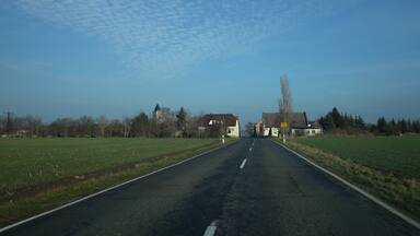 Zörbig, Ortsteil Wadendorf, Ortseingang aus Richtung Zörbig