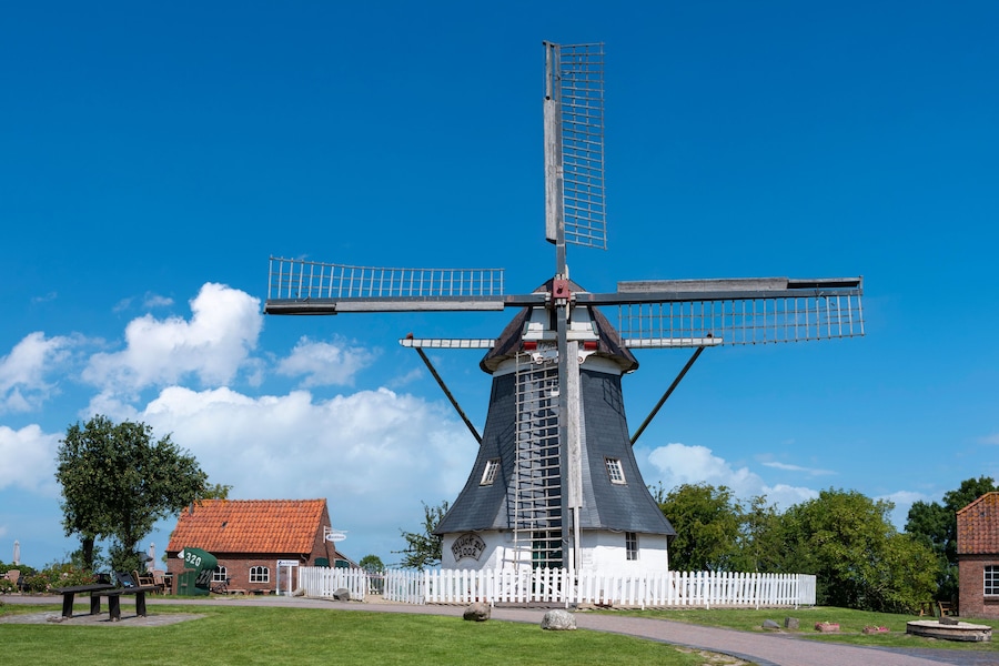The Werdum Mill in Werdum in East Frisia
