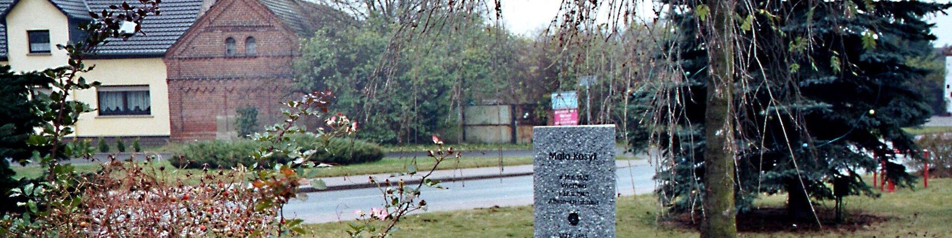 Werben (Spreewald), memorial of Mato Kosyk