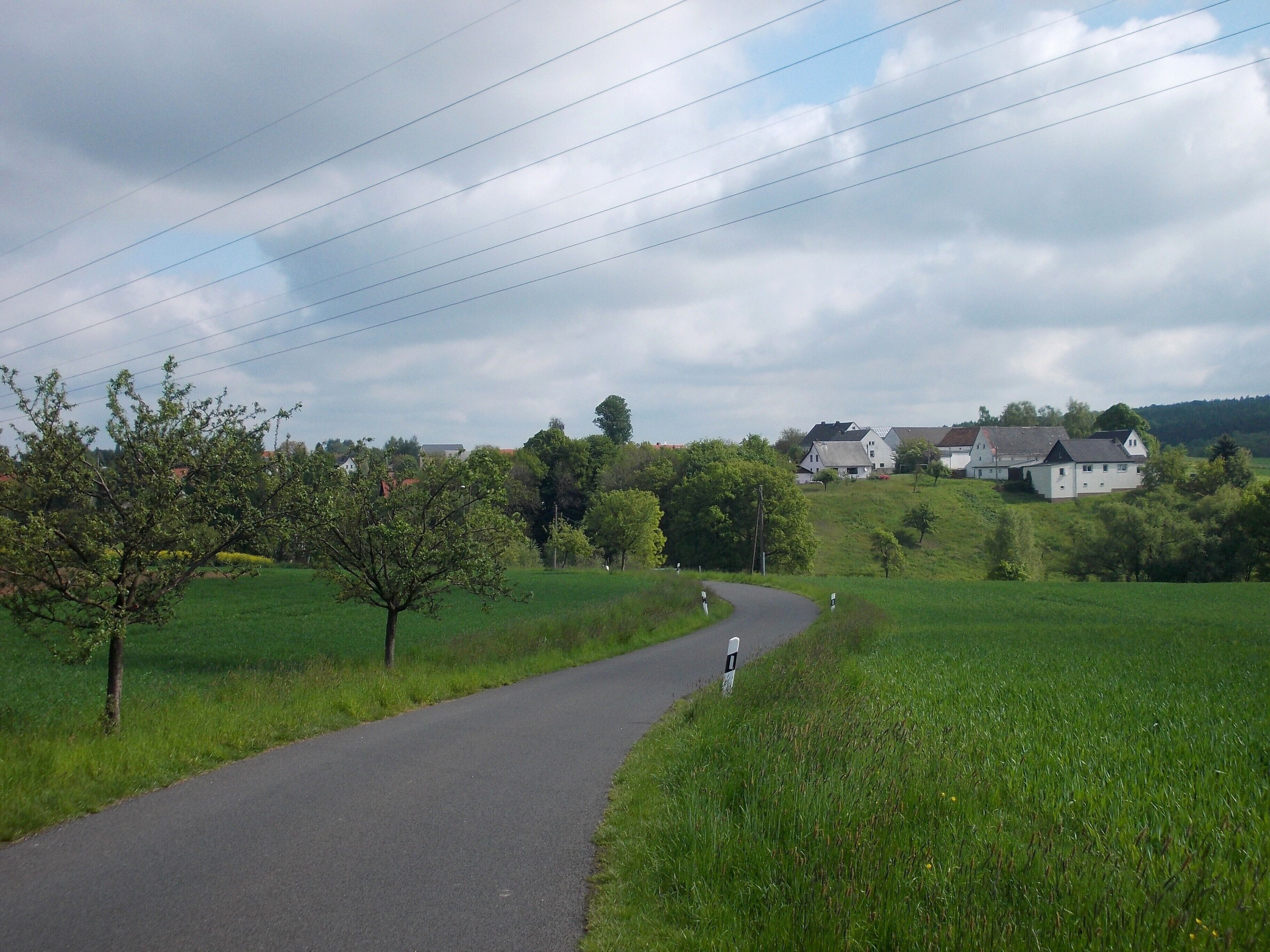 Carsdorf (Wechselburg, Mittelsachsen district, Saxony) from the south-west
