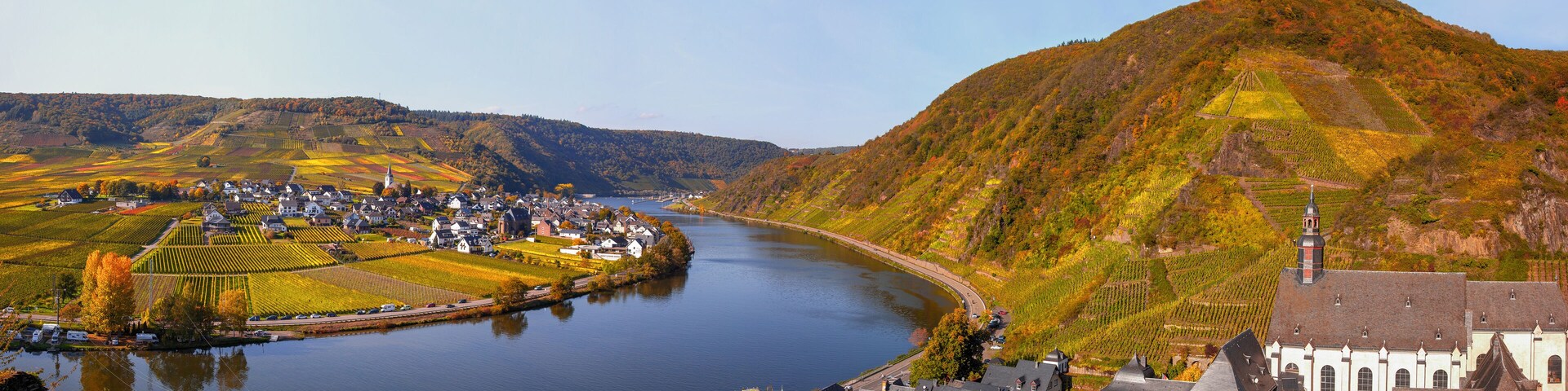 The Moselle river valley