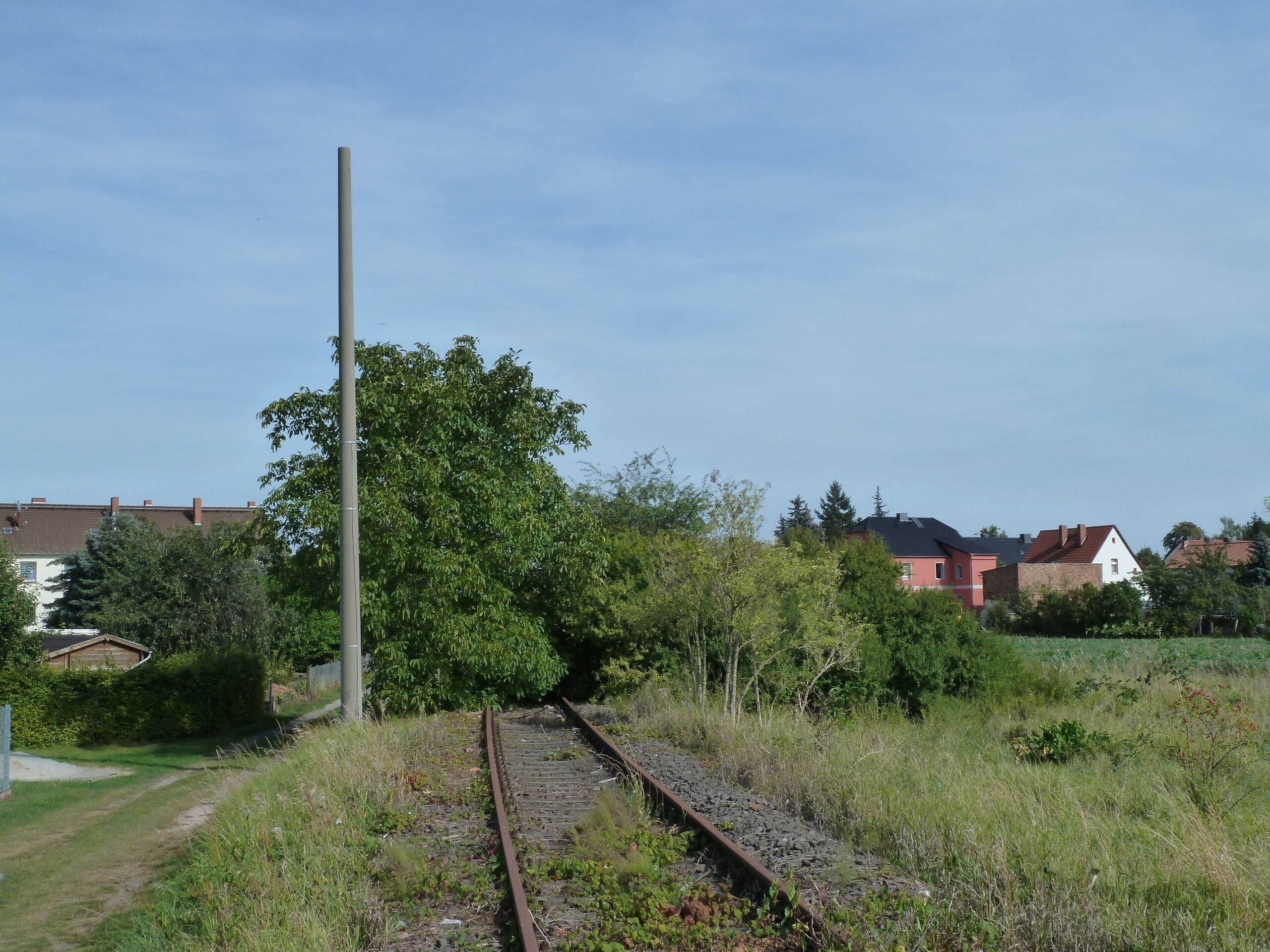 Güterglück train station,southern junction (Barby-Zerbst)