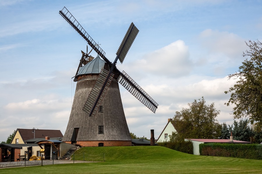 Holländer Windmühle in Straupitz, Spreewald