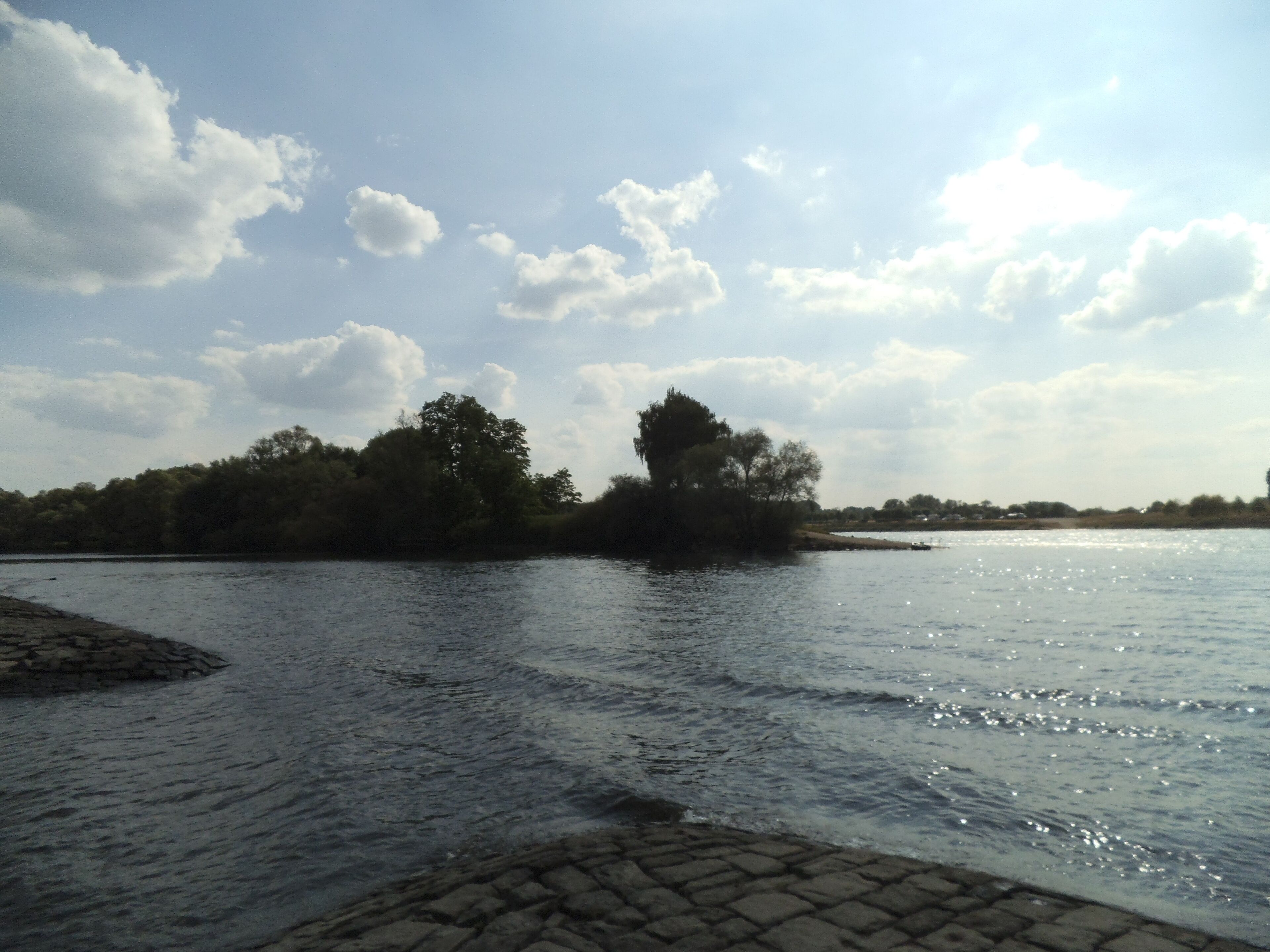 Murgmündung in den Rhein