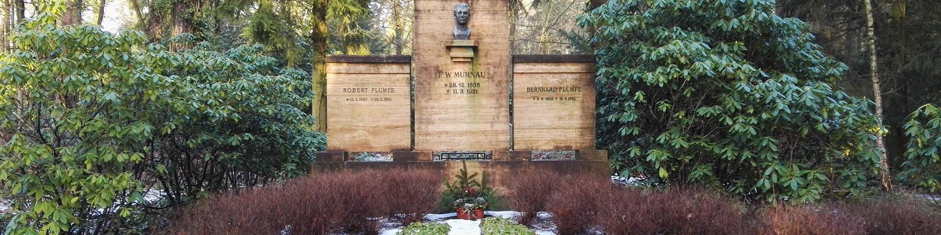 Grab von Friedrich Wilhelm Murnau auf dem SĂŒdwestkirchhof Stahnsdorf, Ehrengrab der Stadt Berlin