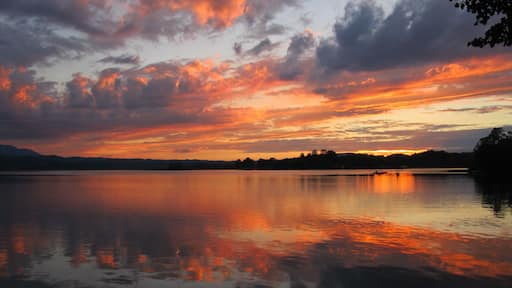Staffelsee von der Insel Buchau aufgenommen
