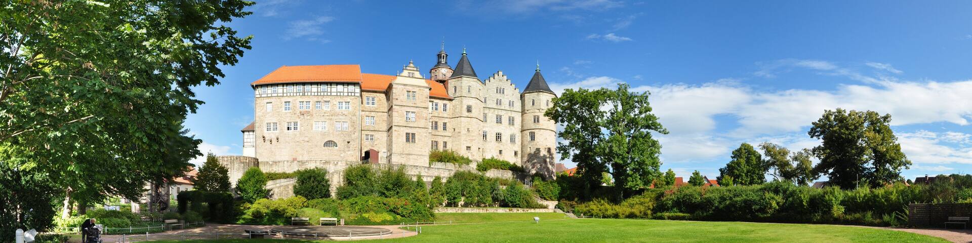 Panoramafoto Schloss Bertholdsburg