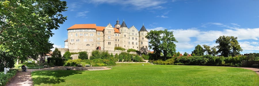 Panoramafoto Schloss Bertholdsburg