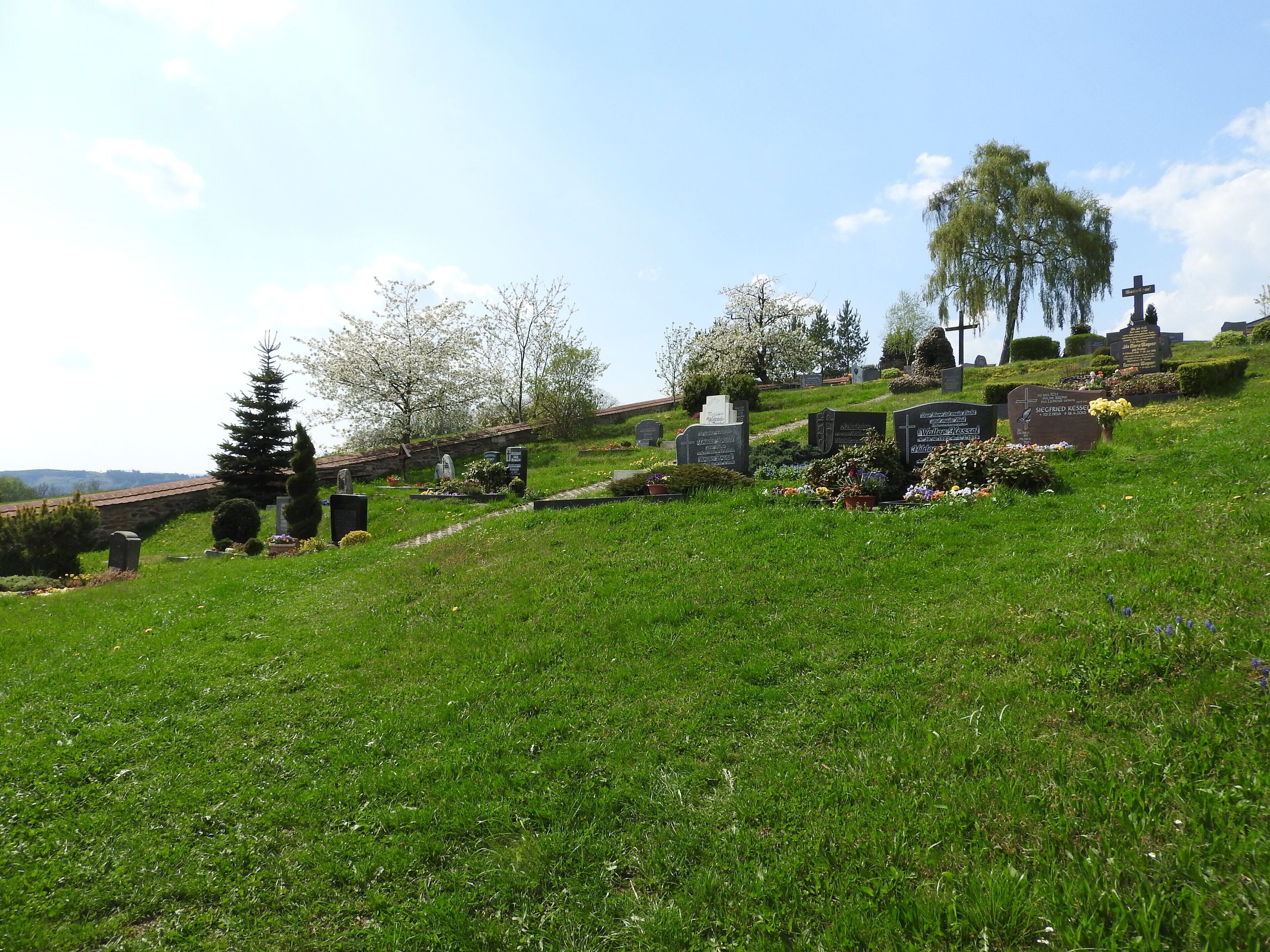 Friedhof in Gräfenwarth, Thüringen