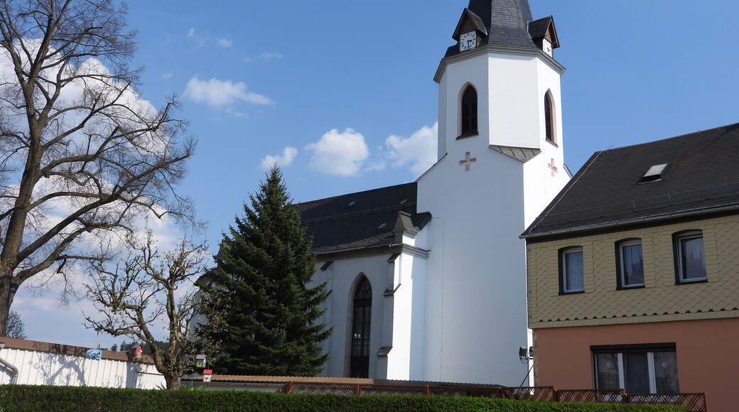 Kirche in Möschlitz, Thüringen