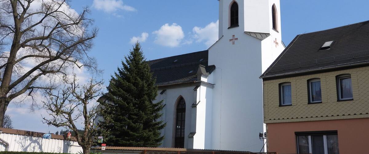 Kirche in Möschlitz, ThĂŒringen