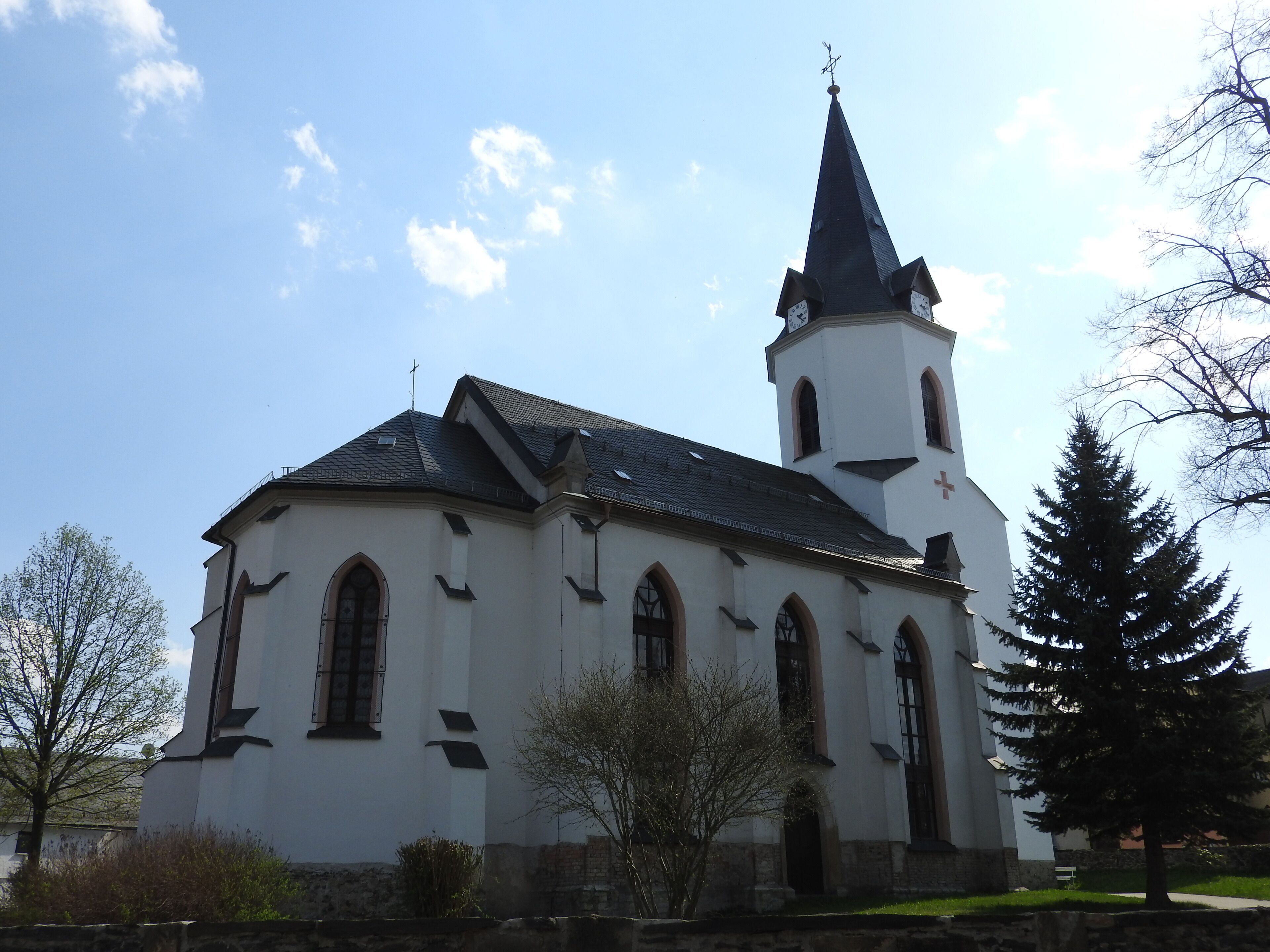 Kirche in Möschlitz, Thüringen