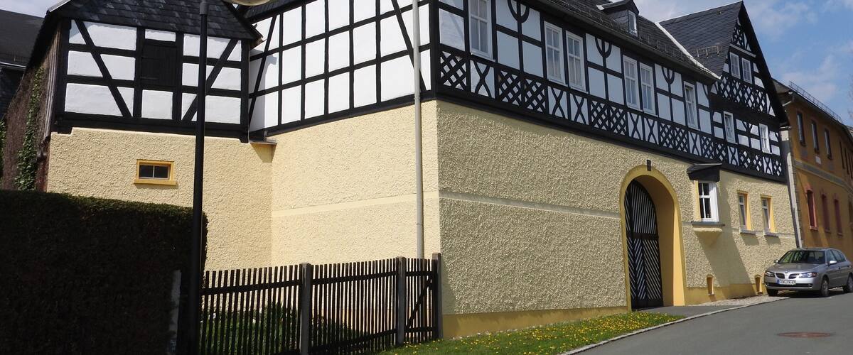 Fachwerkhaus in Gräfenwarth, Thüringen