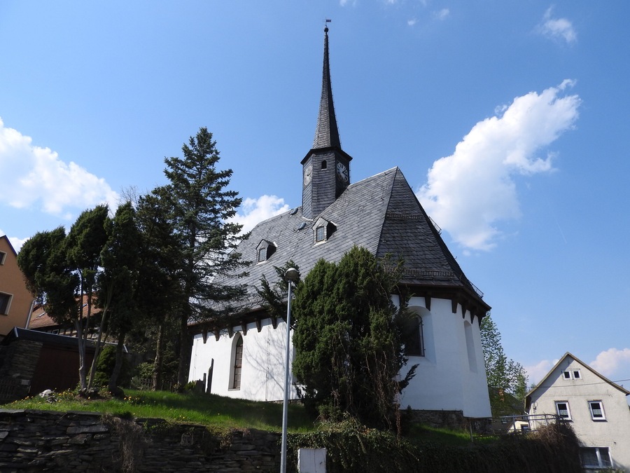 Kirche in Grochwitz, Schleiz, Thüringen
